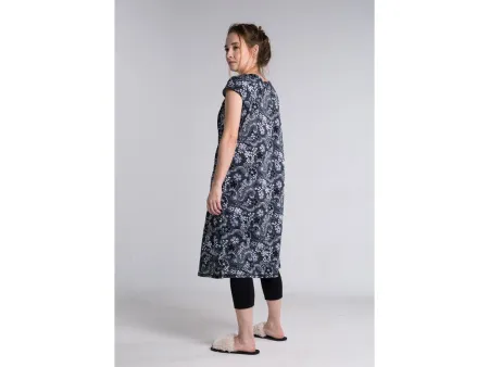 42 - черный Халат трикотажный модель №2