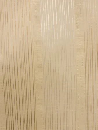 4 м (желтый) - Гардина (шторы НХ) органза мелкая полоска