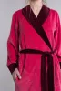 52 - бордовый - Мод.141-21 Халат велюровый