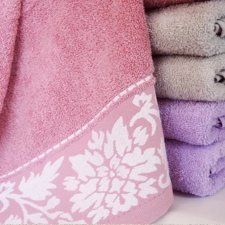 50/90 темно-розовый - Полотенце махровое Муза