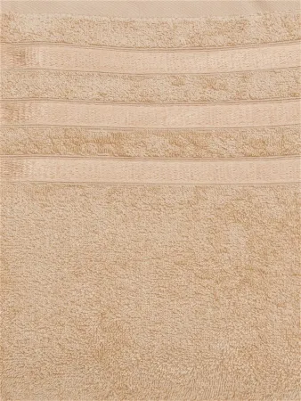 70/130 бежевый - Полотенце махровое Тринити