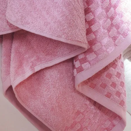 70/130 темно-розовый - Полотенце махровое Арес