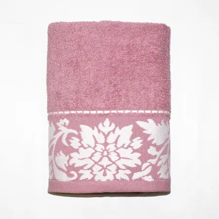 70/130 темно-розовый - Полотенце махровое Муза