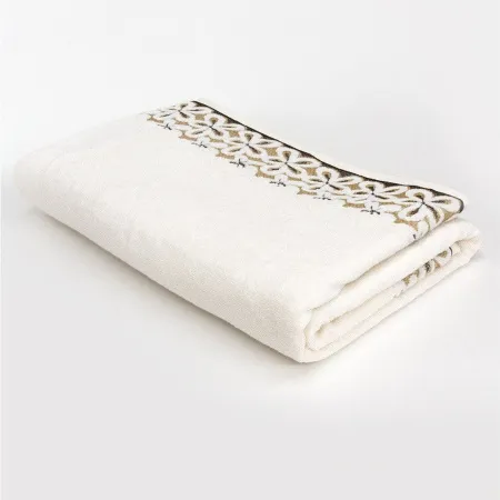 50/90 белый - Полотенце махровое Ромашка