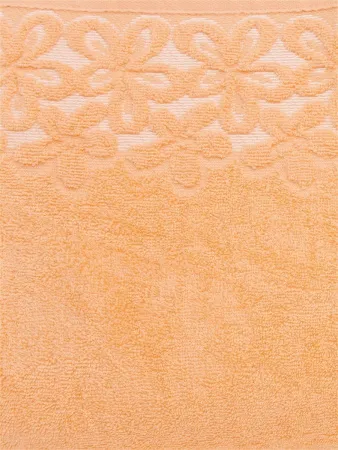 50/90 персик - Полотенце махровое Ромашка