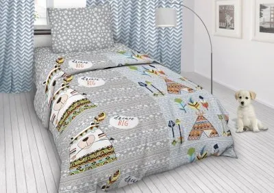 1,5 сп - Постельное белье "Сплюшка" 9498
