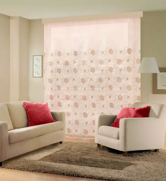 Гардина органза вышивка "Блеск"