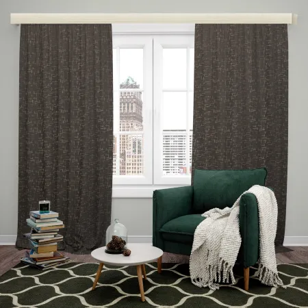 4 м (цвет 9) - Комплект штор "Спокойствие" димаут рогожка жаккард